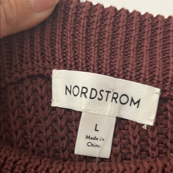 Nordstrom Maroon Knit Top - Picture 2 of 4